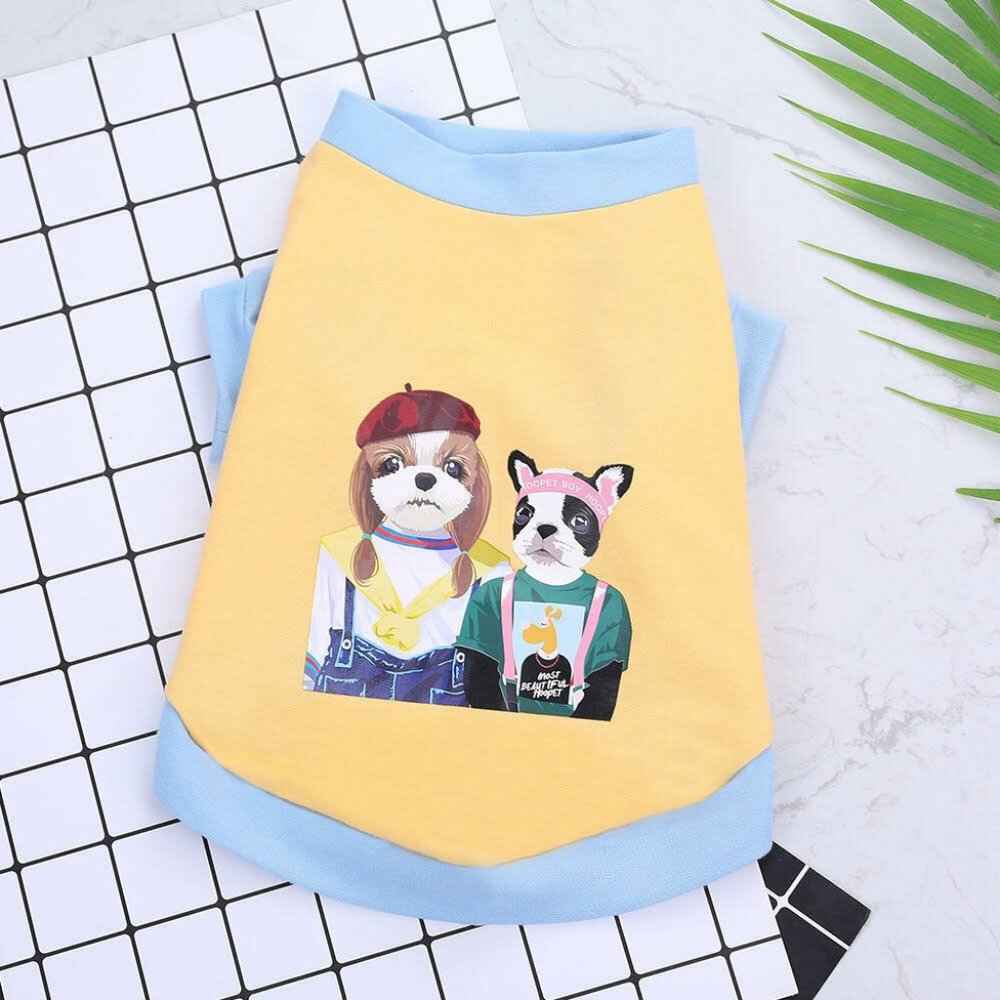 Small Cute Puppy Dog Clothes, Summer Pet T shirt for small dogs, cats